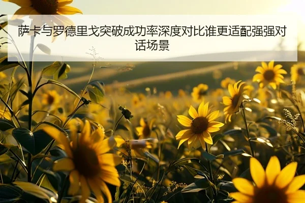 萨卡与罗德里戈突破成功率深度对比谁更适配强强对话场景